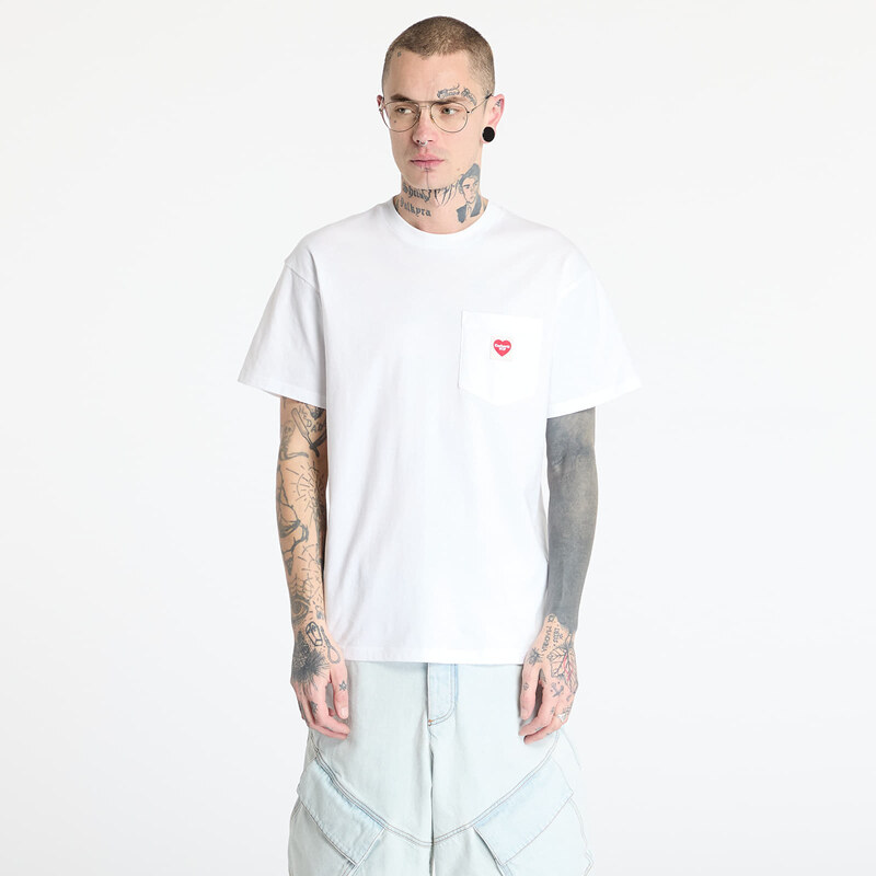Tričko Carhartt WIP S/S Pocket Heart T-Shirt UNISEX White/ Red L