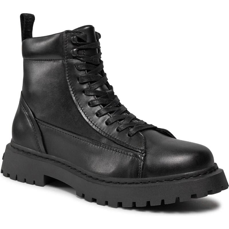 Tommy Jeans pánské černé kotníkové boty