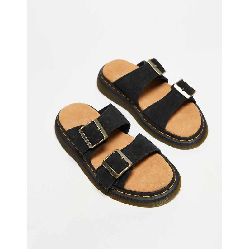 Dr Martens unisex Josef slides in black 104708291