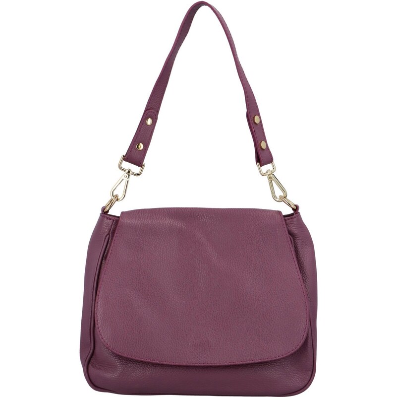 Delami Vera Pelle Stylová dámská kožená crossbody kabelka Dawn,