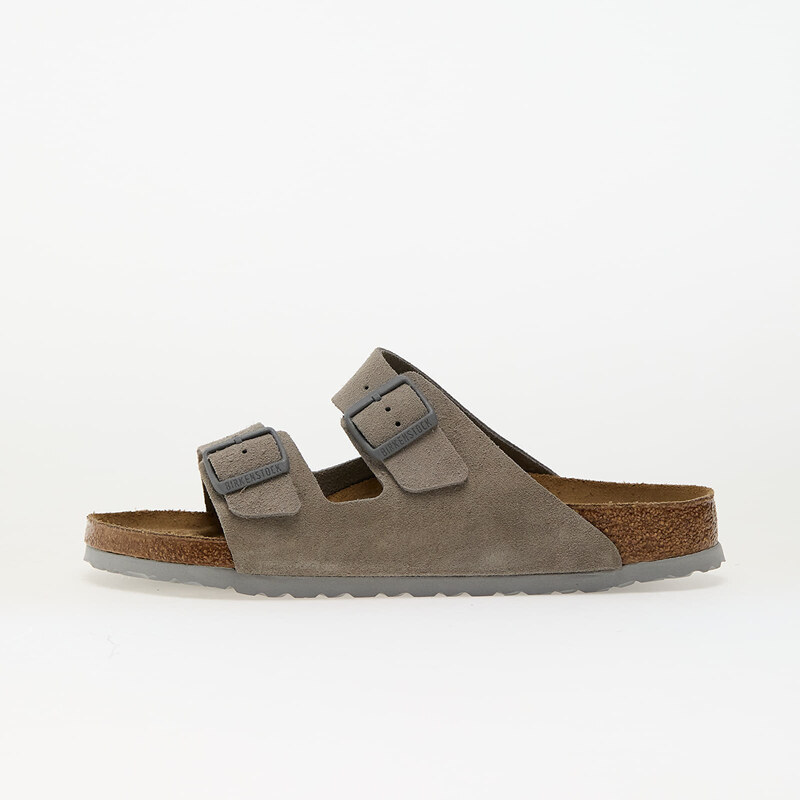 Birkenstock Arizona Suede Leather Stone Coin 46