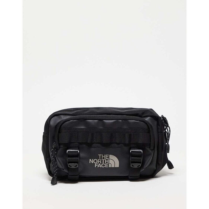 The North Face Base Camp logo bum bag in black
