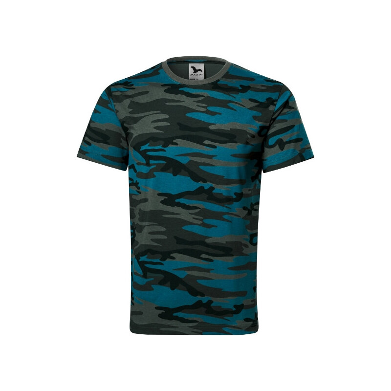 MALFINI, a.s. Camouflage tričko unisex camouflage petrol