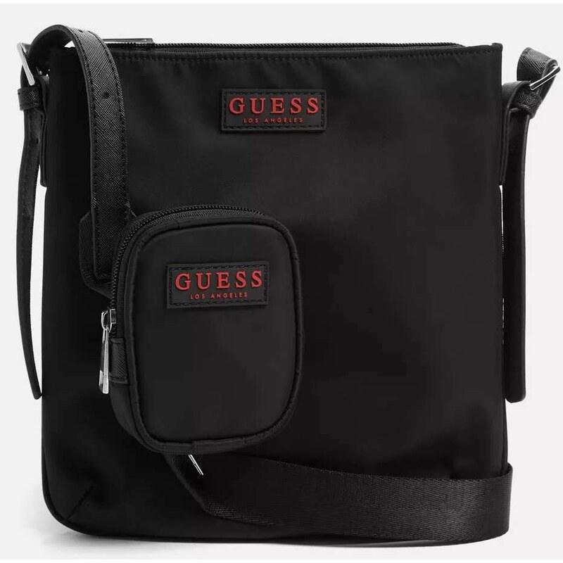 GUESS dámská kabelka, crossbody Black Red Logo