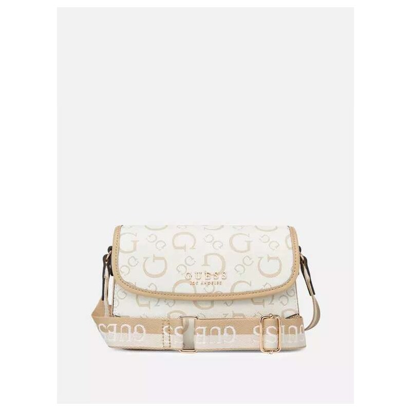 GUESS dámská kabelka, crossbody Nichole bílá