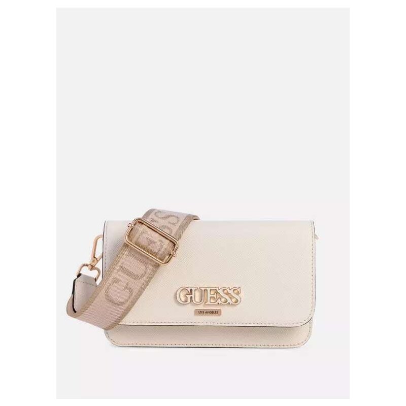 GUESS dámská kabelka, crossbody Utopie mléčná