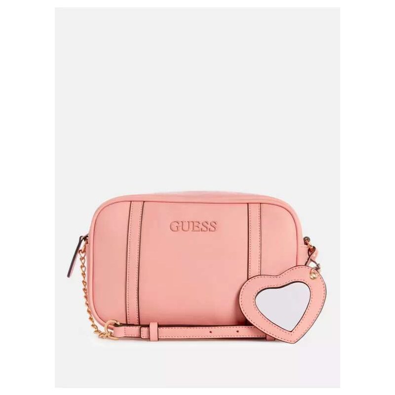 GUESS dámská kabelka, crossbody Copper Hill růžová