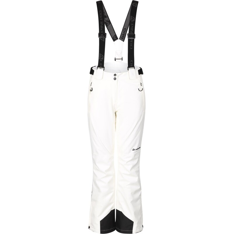 Dámské lyžařské kalhoty s membránou ptx snow ALPINE PRO EDESA bílá 104731197