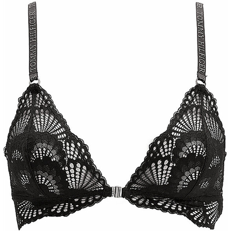 Dámská nevyztužená podprsenka Shell Lace UW0UW03522-BDS - Tommy 104726498