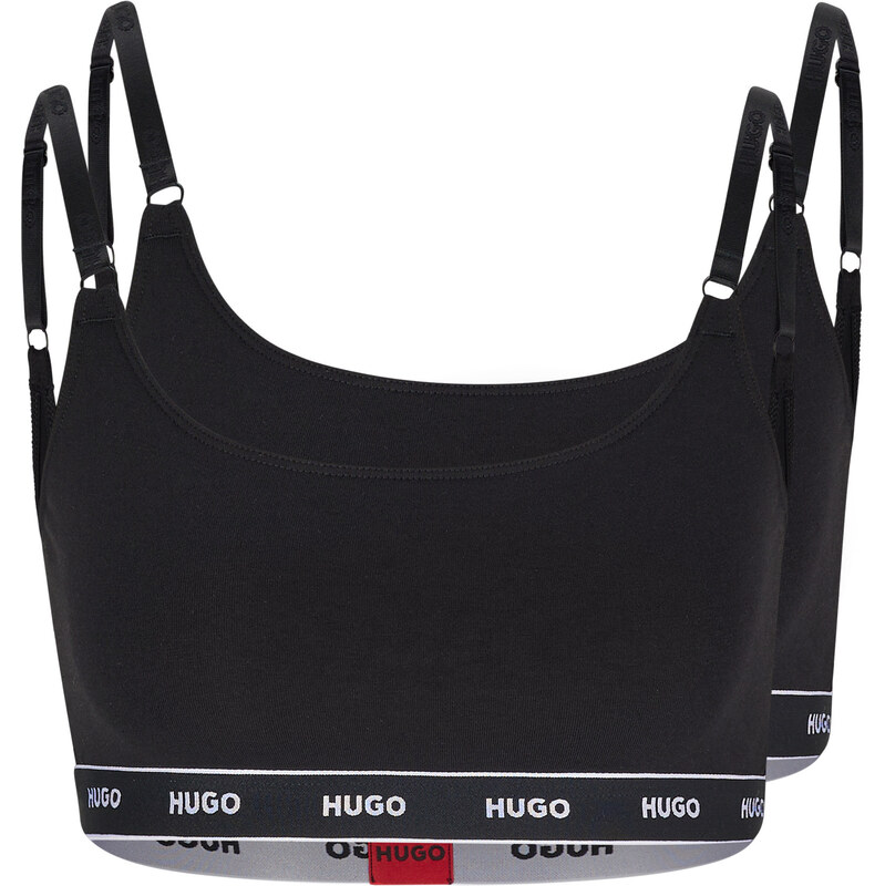 BOSS Dámská sportovní podprsenka Stripe 50469659-001 - HUGO