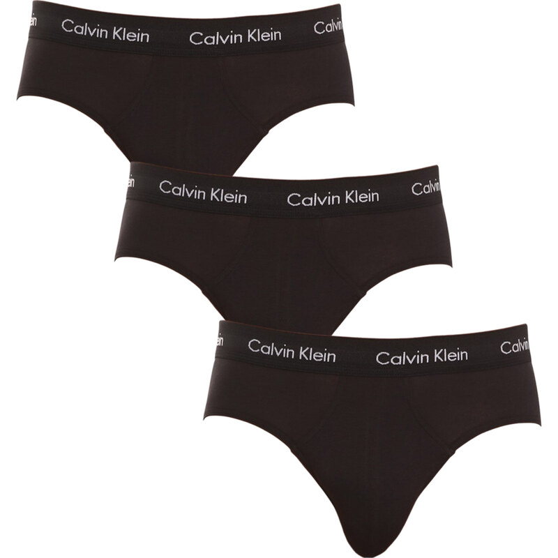 3PACK pánské slipy Calvin Klein černé (U2661G-XWB) 99100217