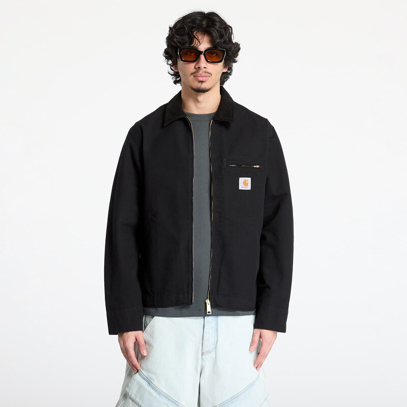 Bunda Carhartt WIP Detroit Jacket UNISEX Black/ Black Rinsed XS