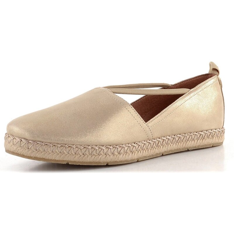 Tamaris espadrilky s gumičkami Champagne 1-24620-44 104701973