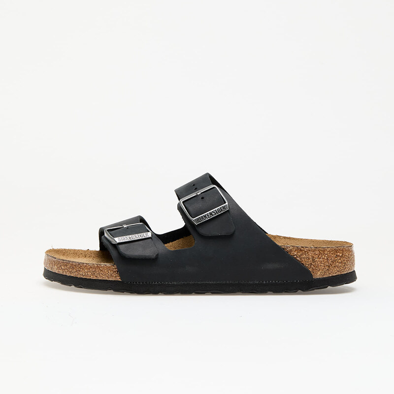 Birkenstock Arizona Soft Footbed Natural Leather Oiled Black 38