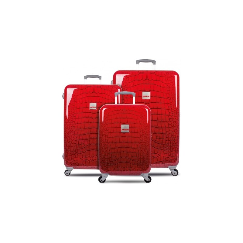 Sada cestovních kufrů SUITSUIT® TR-1210/3 - Red Crocodile SuitSuit CZ-TR-1210/3