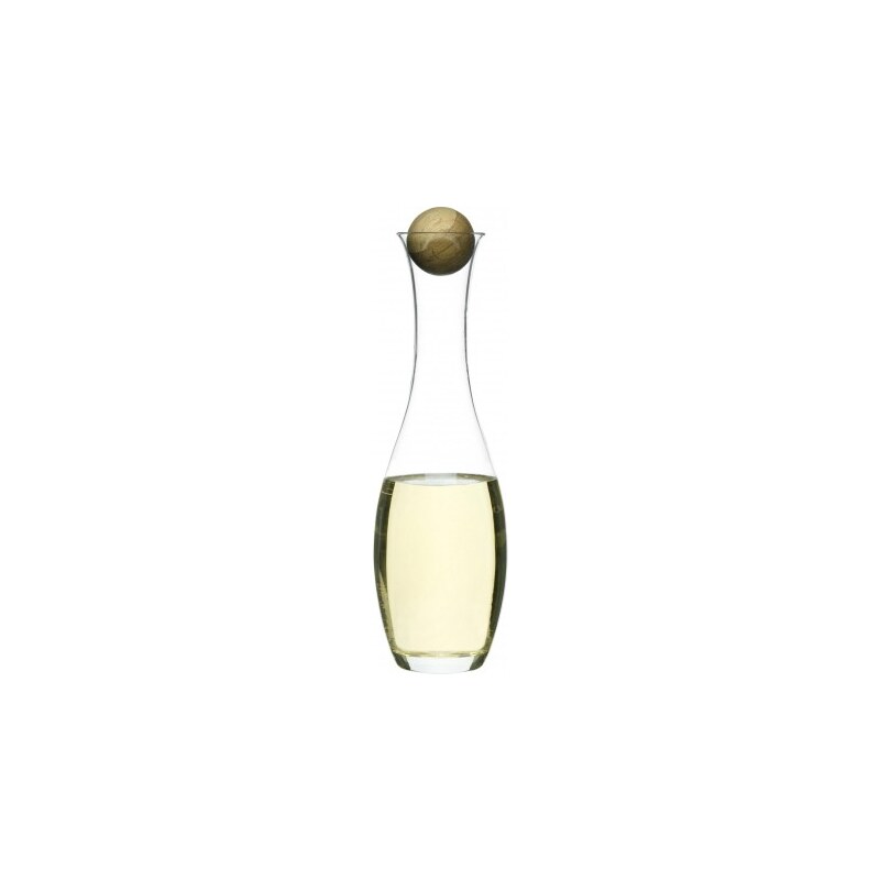 Karafa s dřevěnou kuličkou SAGAFORM Oval Oak, bílé víno, 1L Sagaform NA-1090813