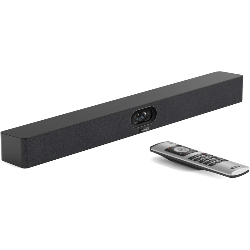 Yealink MeetingBar A40-010 All-in-One 4K videoconferentie-oplossing met dubbele camera, AI-ondersteunde auto-framing, 8-microfoon-array, geïntegreerde luidsprekers, compatibel met Microsoft Teams en