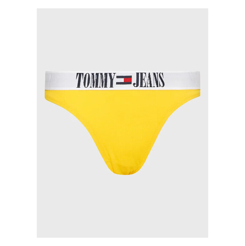 Dámské kalhotky Tommy Jeans UW0UW04208-ZGQ žluté - Tommy