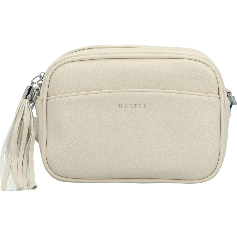 Dámská crossbody kabelka krémová - MaxFly Qeuline new krémová