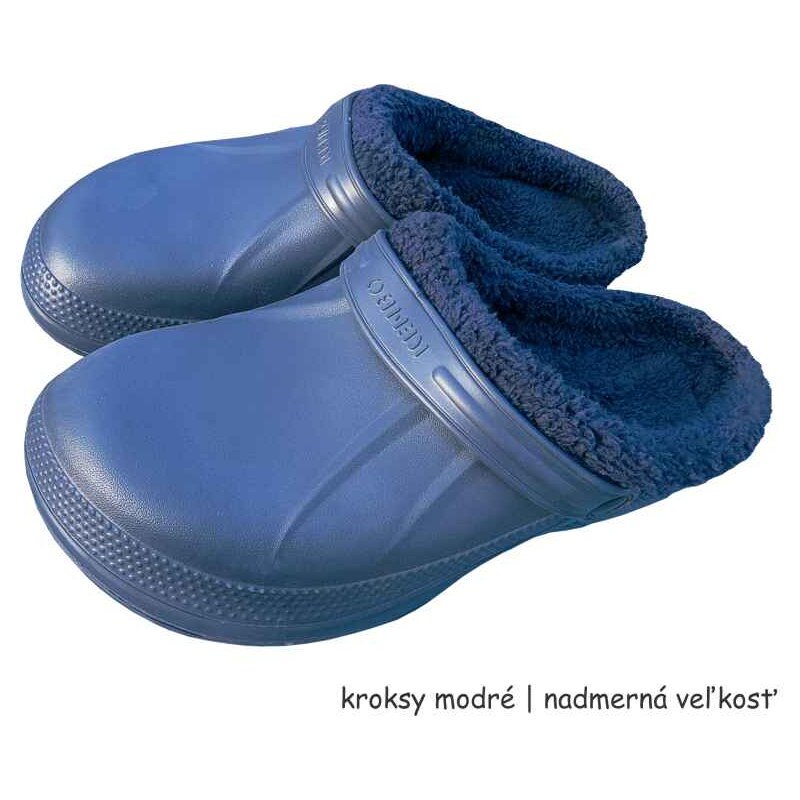 TifanTEX Kroksy pánské modré nadměrné velikosti