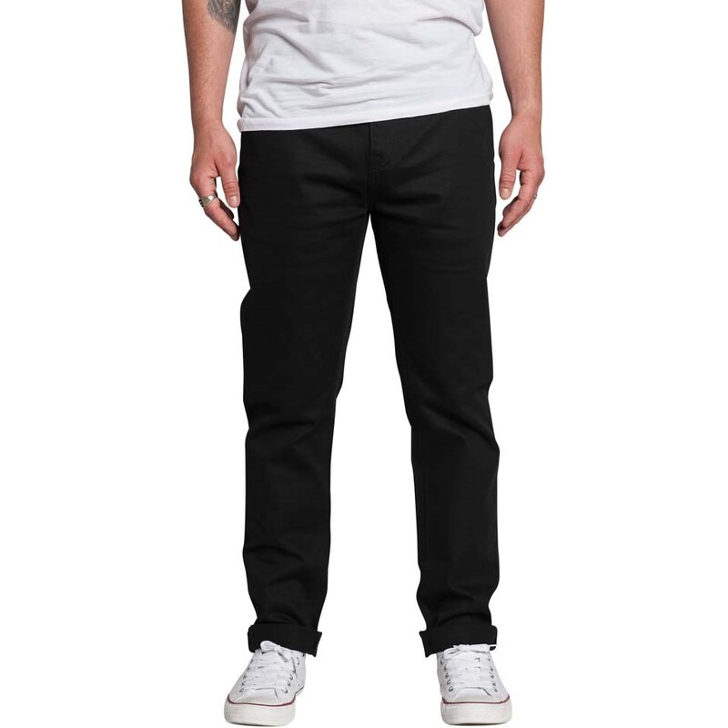 kalhoty KREW - K Standard Chino Black (BLK)