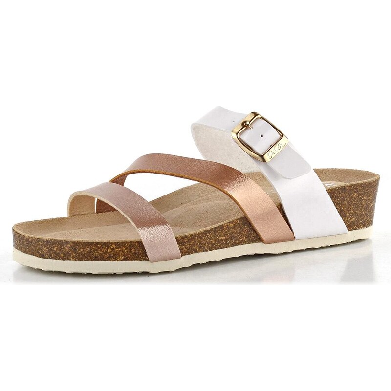 Ara dámské pantofle Bali Platin/Gold/Weiss 15-17212-15 104756359