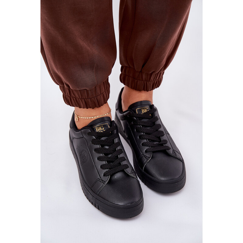 BIG STAR SHOES Nízké Dámské Tenisky Z Eko Kůže Big Star