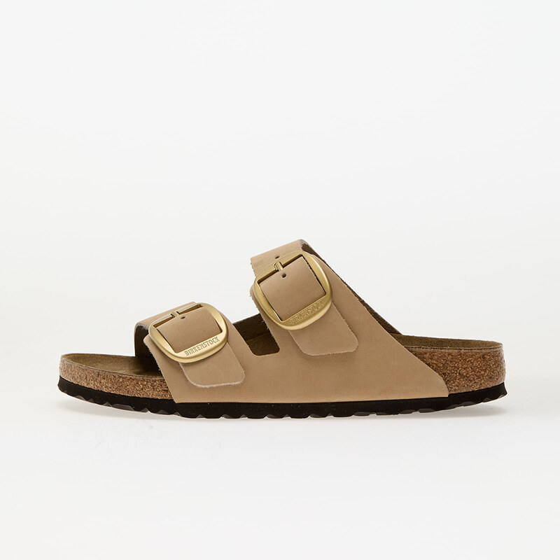 Birkenstock Arizona Big Buckle Nubuk Leather Sandcastle 104756073