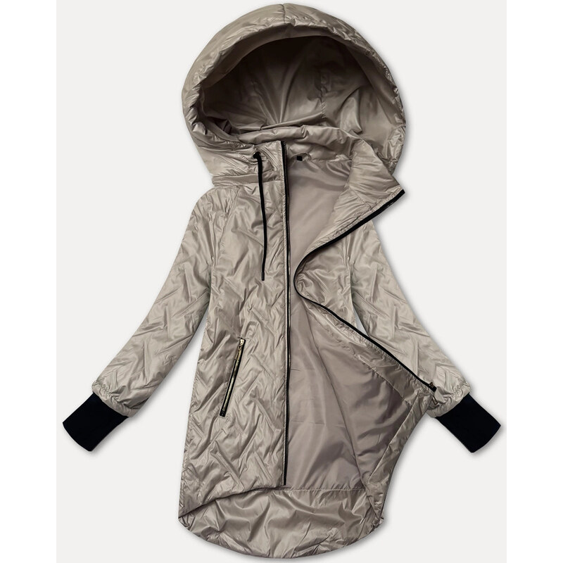 Dámská lehká bunda s odepínací kapucí SWest light beige (B8371
