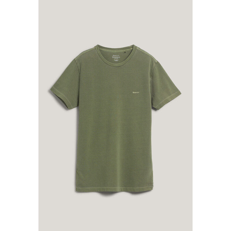 TRIČKO GANT SLIM SUNFADED SS PIQUE TSHIRT KALAMATA GREEN