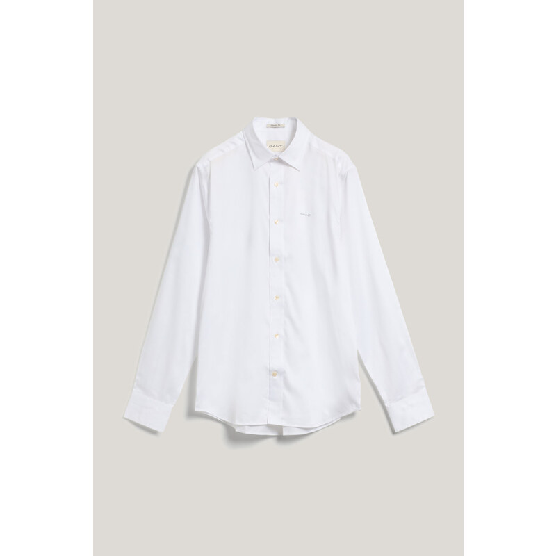 KOŠILE GANT REG SATEEN SHIRT WHITE