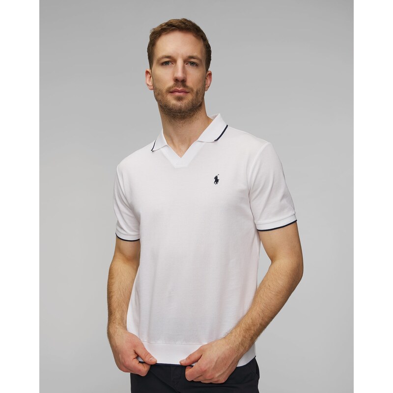 Bílá Pánská Polokošile Polo Ralph Lauren