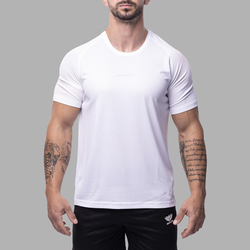 Pánské sportovní tričko Iron Aesthetics Training, bílá