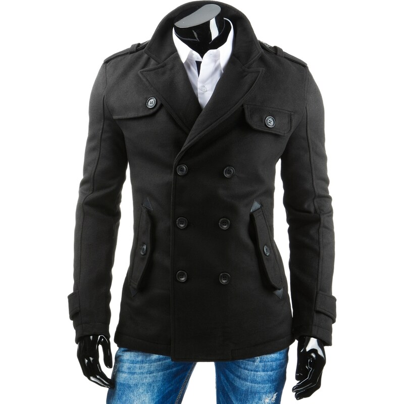 streetIN Pánský kabát - černá Velikost: L