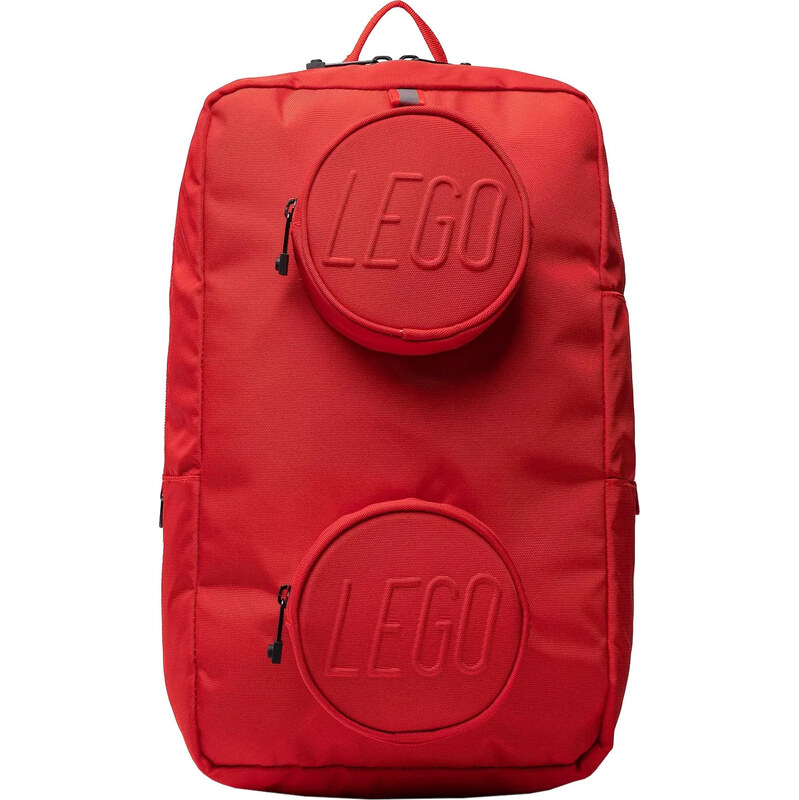 Červený batoh LEGO Brick 1x2 Backpack Červená 104778048