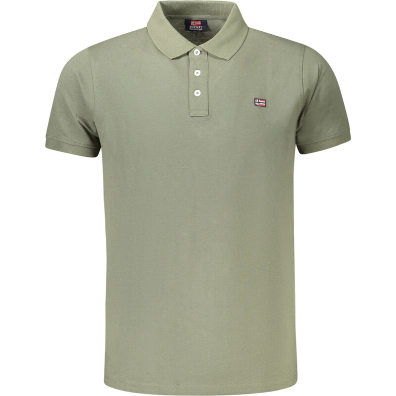 NORWAY 1963 MENS SHORT SLEEVE POLO GREEN