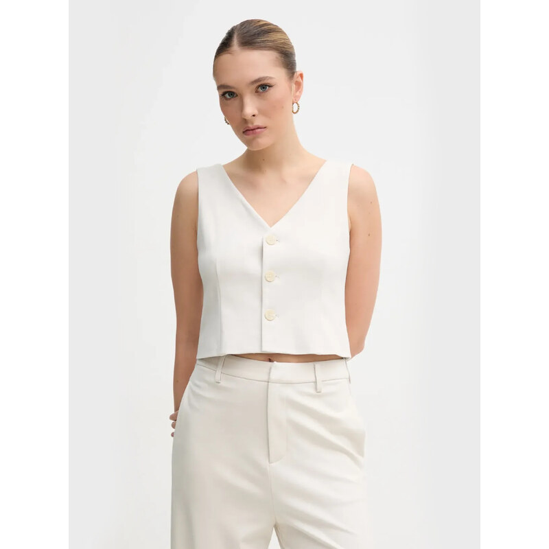 Calvin Klein dámská béžová vesta 109095111
