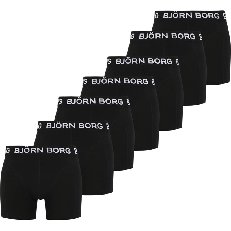 BJÖRN BORG Sportovní spodní prádlo černá / bílá
