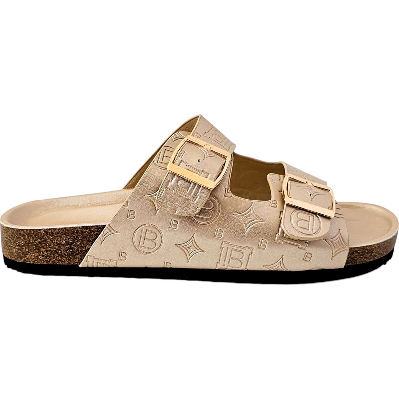 Zlaté nazouváky Laura Biagiotti Calf Gold 104794142