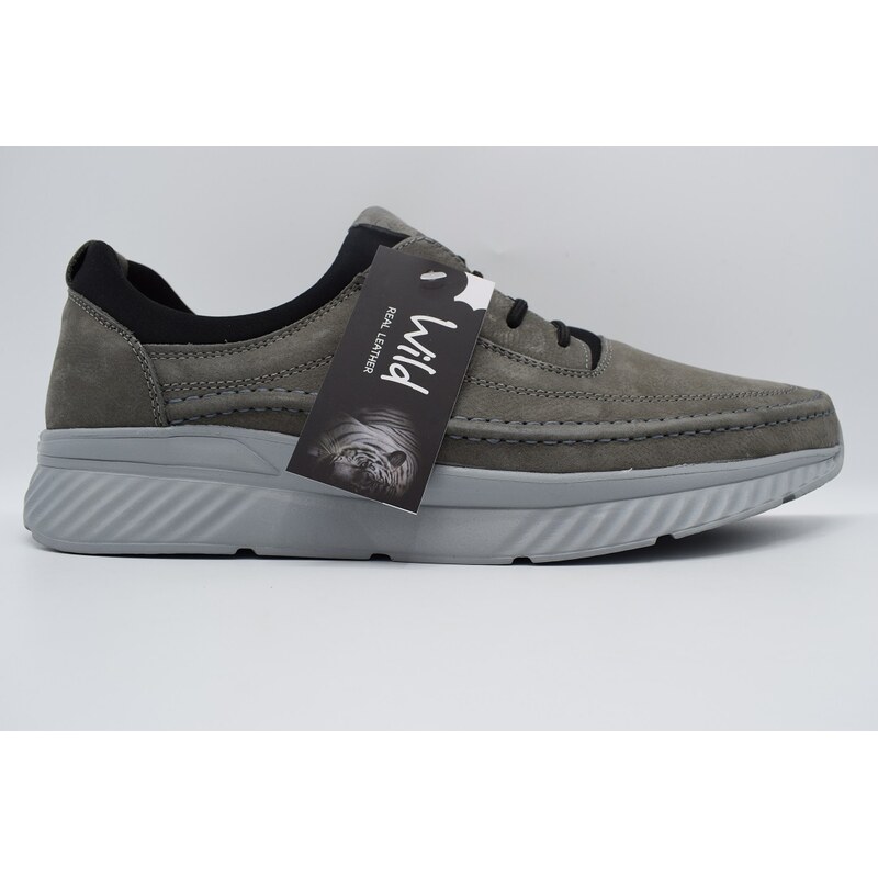 WILD 657 pánská vycházková obuv grey nubuck 104794865