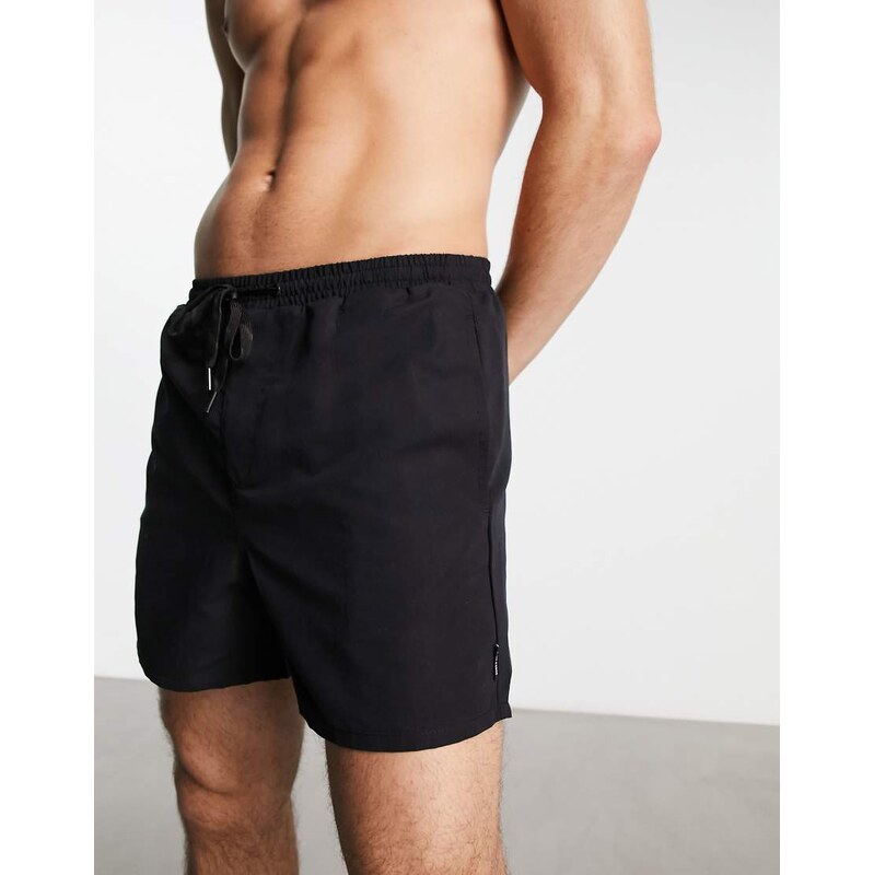 ONLY & SONS swim shorts in black