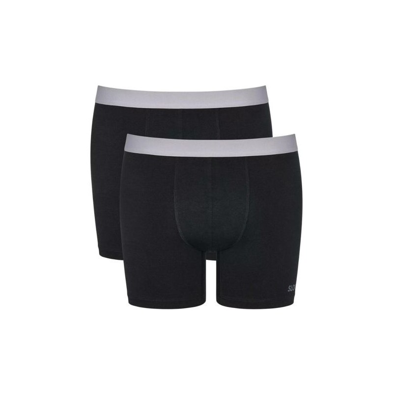2pack Boxerky pánské Sloggi Men Go ABC černé 102705665