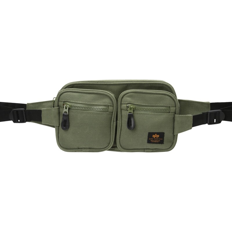 ALPHA INDUSTRIES Ledvinka olivová / černá