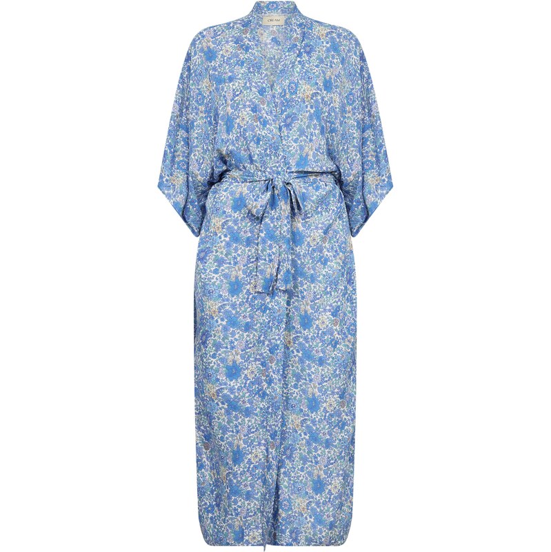 Cream Kimono Yuki béžová / modrá / bílá