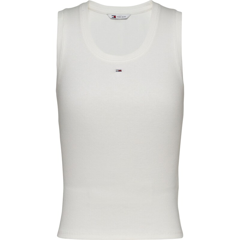 Tommy Jeans Top Slim Tank režná
