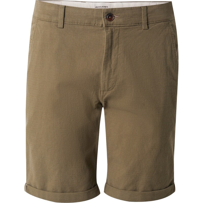 JACK & JONES Chino kalhoty JPSTFury olivová