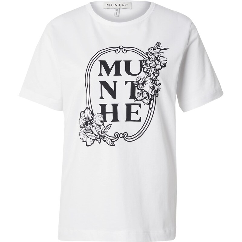 Munthe Tričko FYNELLA černá / bílá 109591600