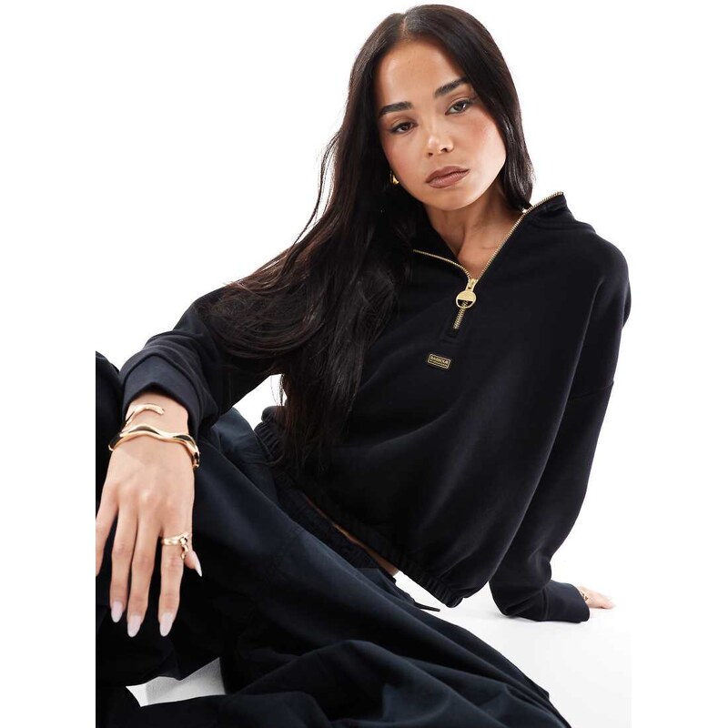 Barbour International Priya hoodie in black 104805571