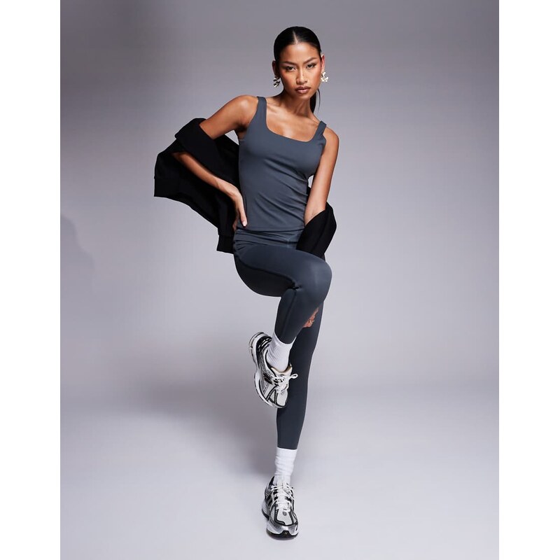 The Couture Club co-ord sculpting stretch crossover waistband leggings 106141165