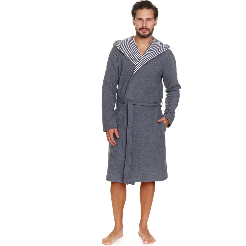 Pánský župan DOCTOR NAP SMW.7230 DARK GREY